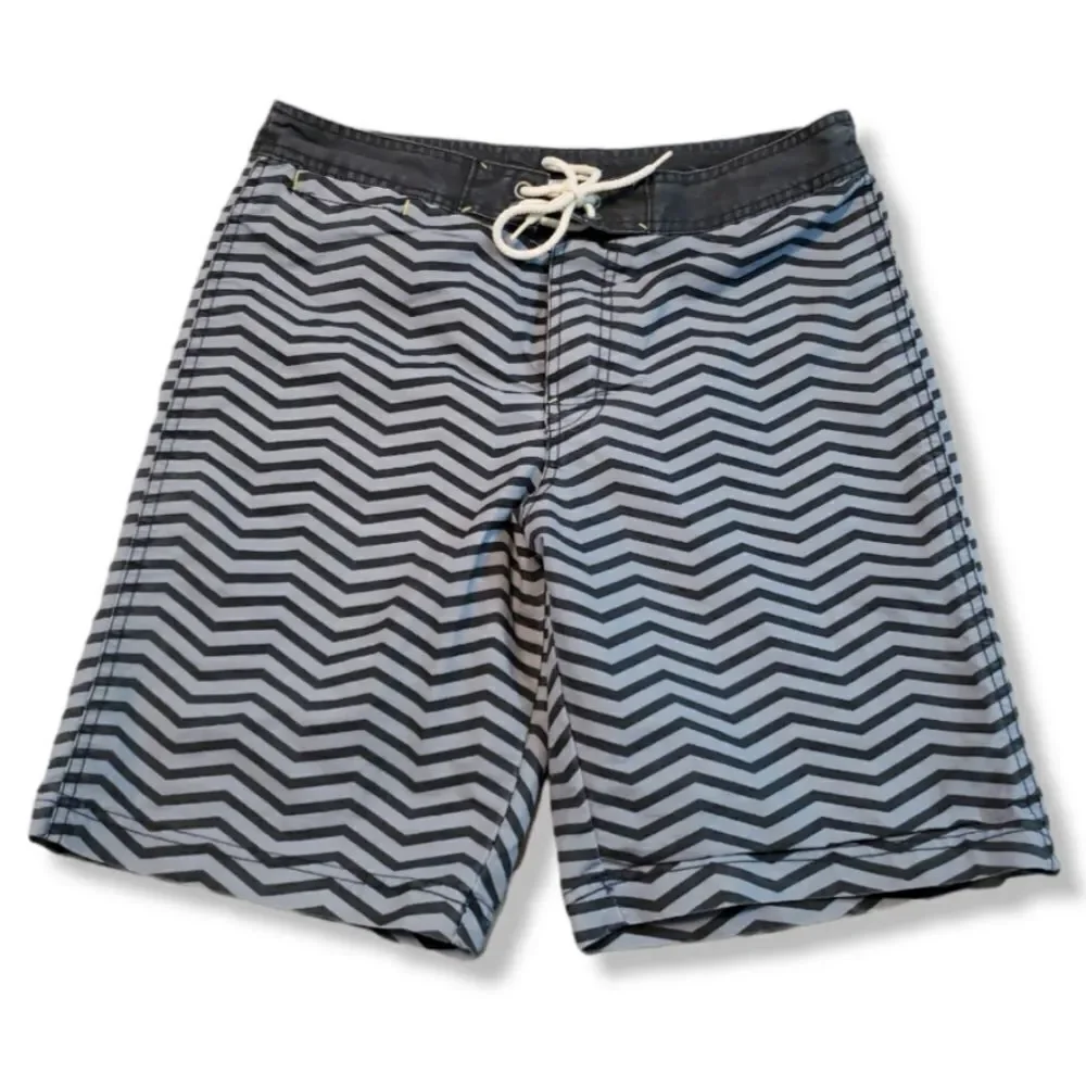 Converse One Star Shorts Size 30 Striped Stripes Swim Trunks Swimming Swimwear